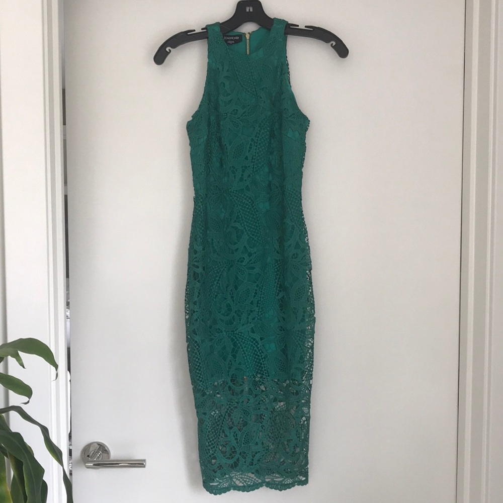 Bebe crochet lace dress